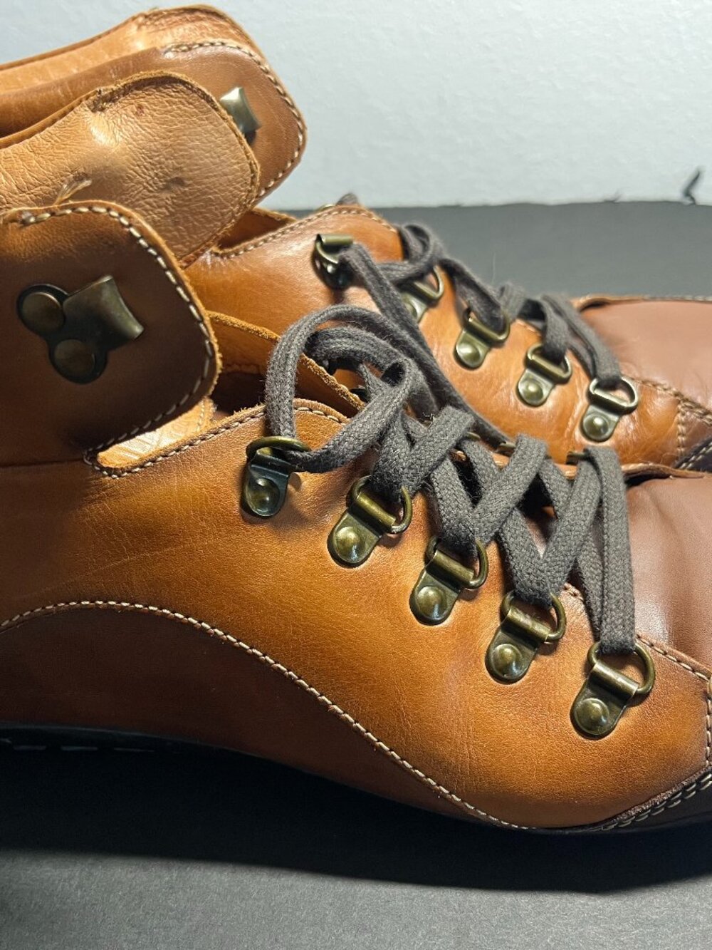 Pikolinos Tri-tone Brown Leather Women's Boot European Size 41 (Size 10)